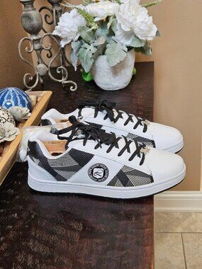 Luxury Kicks (Vlado) Men's Fashion Sneakers, White, Sz 12